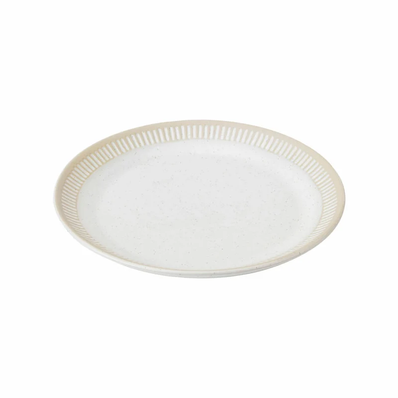 Knabstrup Essteller Colorit, Speiseteller, Teller, Steinzeug, Sand, 27 cm, K1401