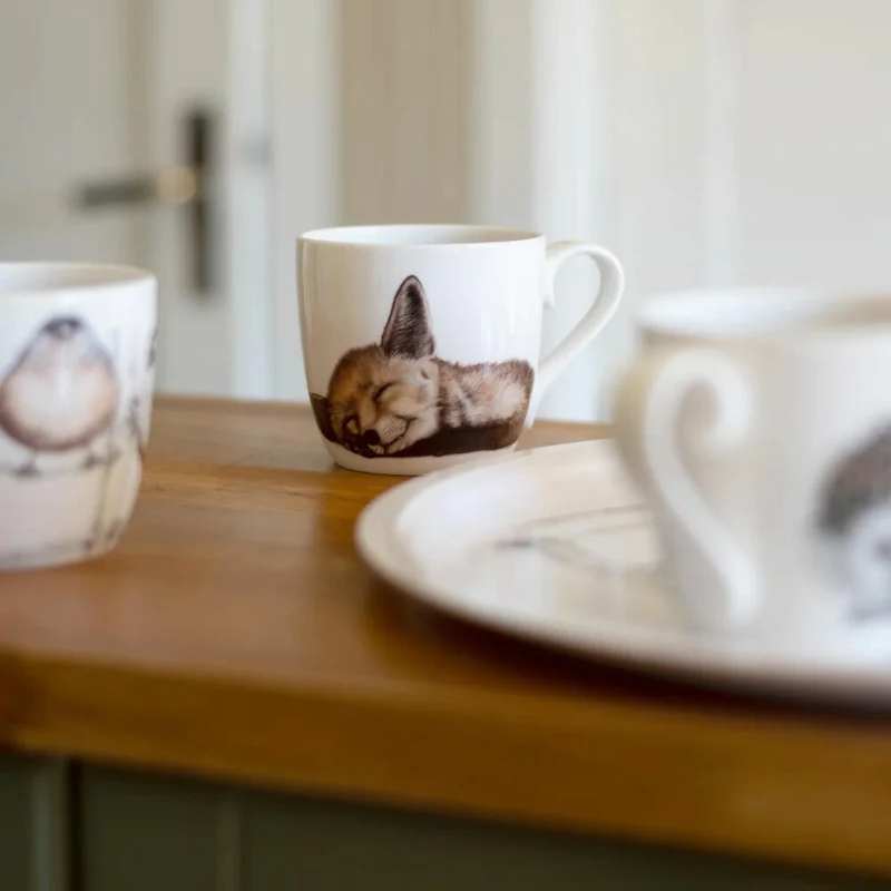 Charlotte Nicolin Becher Felix, Tasse, Fuchs, Fine Bone China, Bunt, 415 ml, MU8407