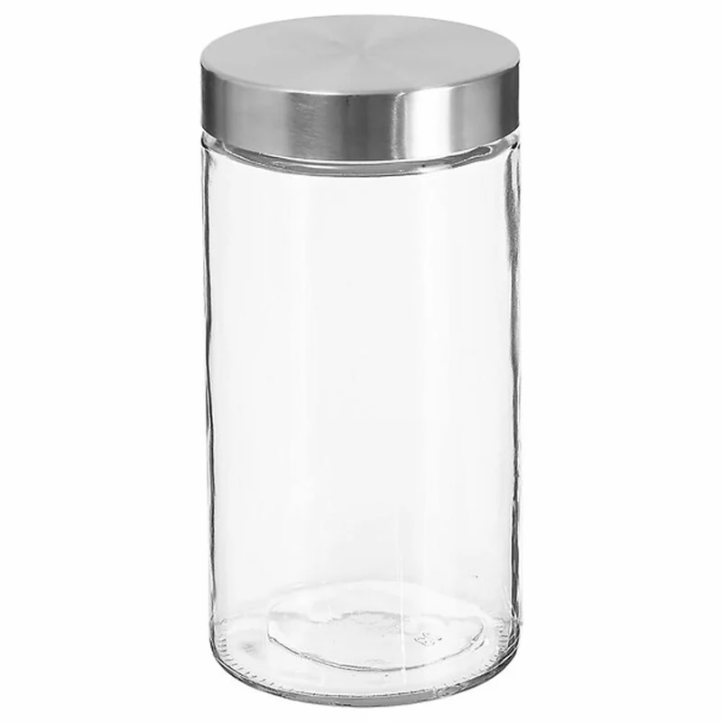 5five Simply Smart Einmachglas Nixo, Vorratsglas, Glas, Edelstahl, Transparent, 1.7 L, 135298