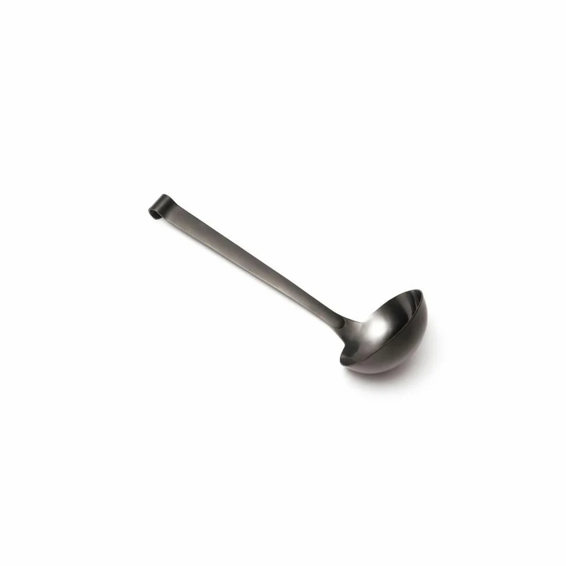 Comas Suppenlöffel Elegant Black, Suppenkelle, Edelstahl, Schwarz, 26.5 cm, 5260