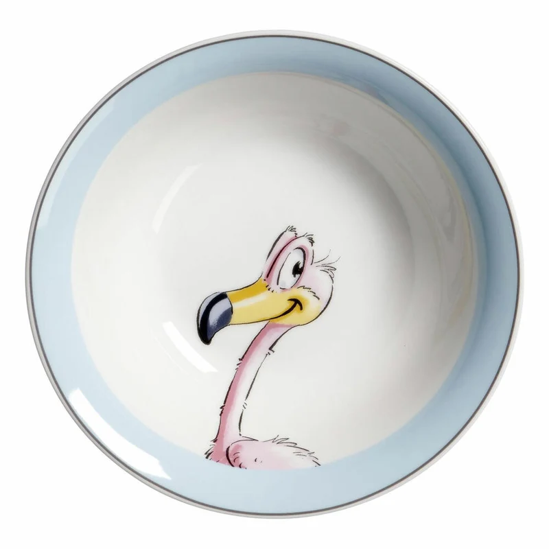 Ritzenhoff & Breker Happy Zoo Flo Müsli, Müslischale, Schale, Schüssel, Porzellan, Ø 16.5 cm, 413366