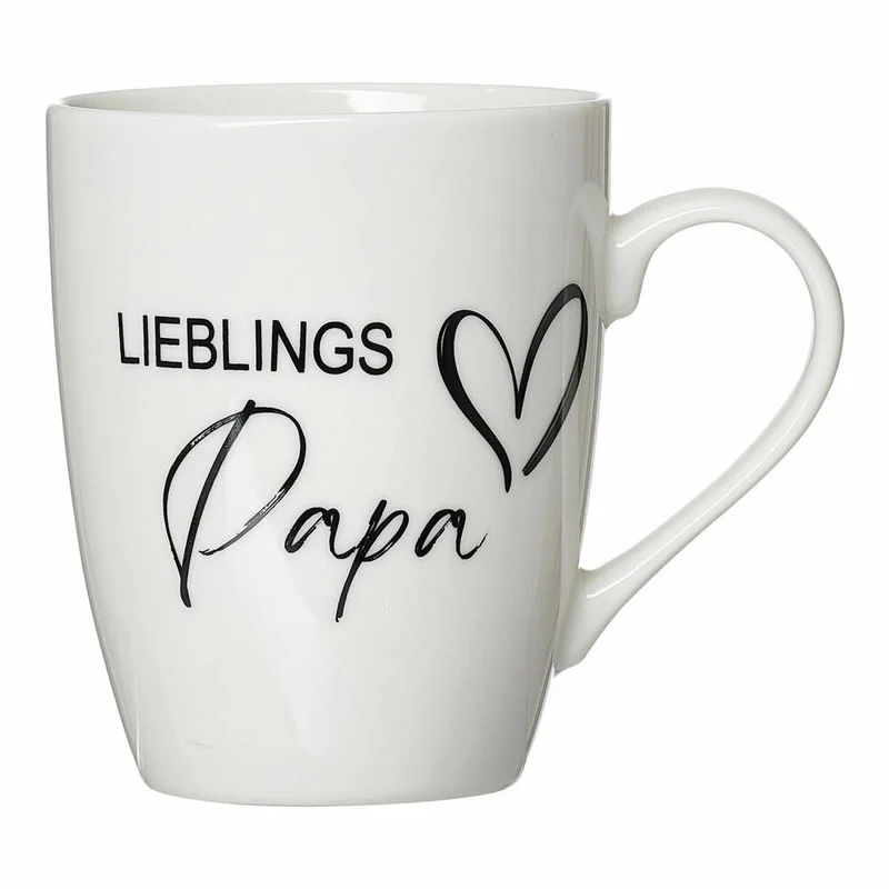 Ritzenhoff & Breker Papa Kaffeebecher, Kaffeetasse, Tasse, Becher, Porzellan, 310 ml, 413656