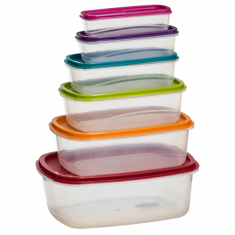 5five Simply Smart Aufbewahrungsdosen-Set Colors 6-tlg., Kunststoff, Mehrfarbig, 120393