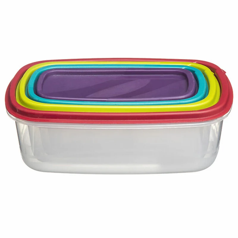 5five Simply Smart Aufbewahrungsdosen-Set Colors 4-tlg., Kunststoff, Mehrfarbig, 120395
