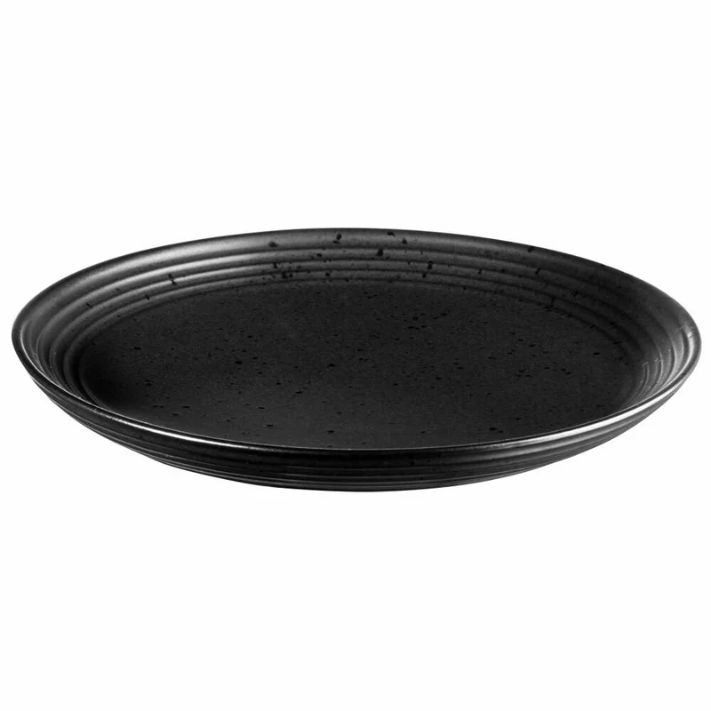 ASA Selection Japandi Dessertteller, Teller, Frühstückteller, Porzellan, Black, Ø 17.5 cm, 23130190