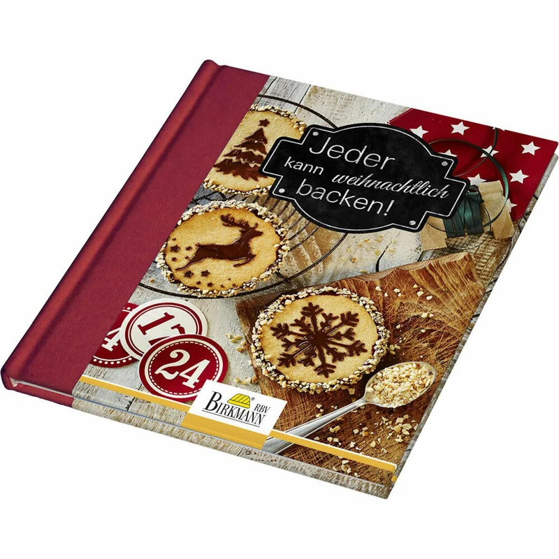Birkmann Buch Jeder Kann Weihnachtlich Backen, Kochbuch, Rezeptbuch, Backbuch, 19.5 cm, 707030