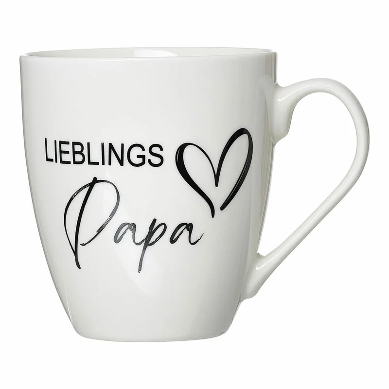 Ritzenhoff & Breker Papa Kaffeebecher, Kaffeetasse, Tasse, Becher, Porzellan, 590 ml, 413670