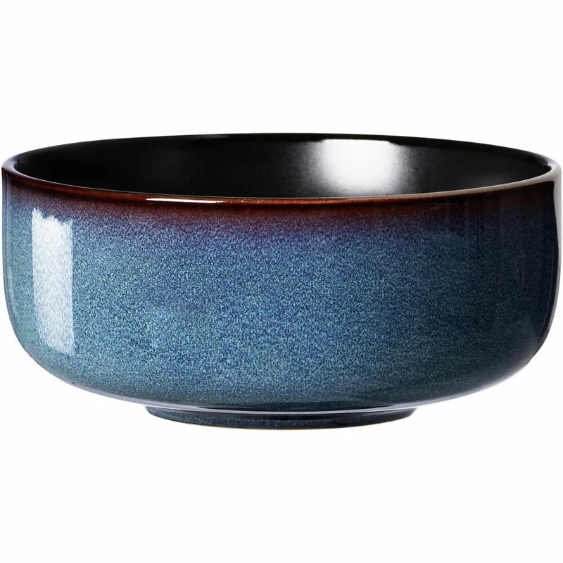Ritzenhoff & Breker Bali Schale, Müslischale, Dessertschale, Schüssel, Steinzeug, Blau, Ø 14.5 cm, 418316