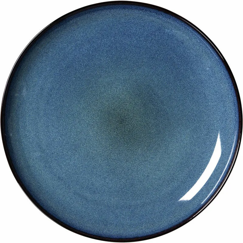 Ritzenhoff & Breker Bali Speiseteller, Teller, Essteller, Steinzeug, Blau, Ø 27.5 cm, 418323