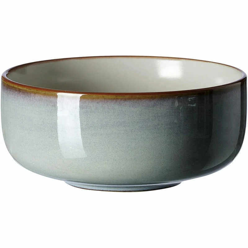 Ritzenhoff & Breker Portofino Schale, Müslischale, Dessertschale, Schüssel, Steinzeug, Grau, Ø 14.5 cm, 418354