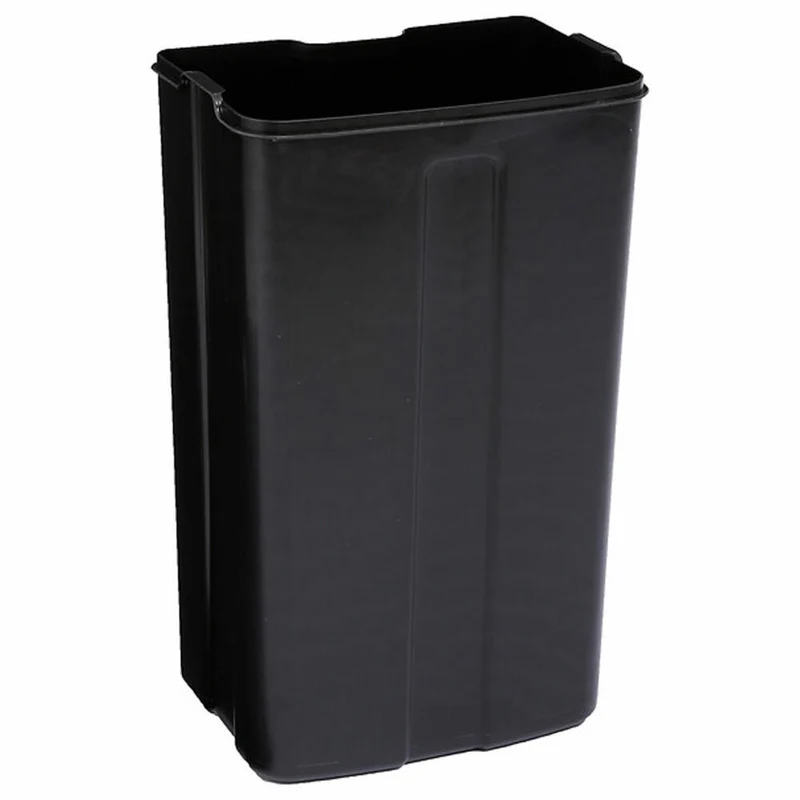 5five Simply Smart Pedal-Abfalleimer Ariane, Mülleimer, Edelstahl, Kunststoff, Schwarz, 30 L, 133684