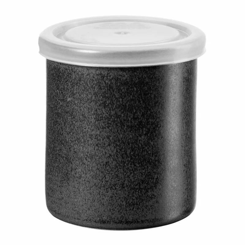 ASA Selection Vorratsdose Black, Vorratsbehälter, Steingut, Schwarz matt, 7 cm, 48779174