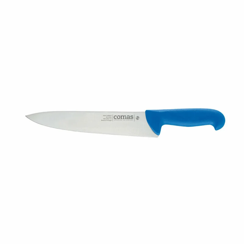 Comas Kochmesser Carbon, Küchenmesser, Stahl, PP, Blau, 20 cm Klinge, 10094