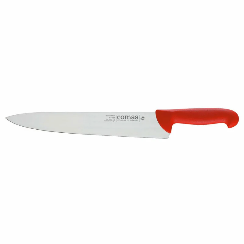 Comas Metzgermesser Carbon, Fleischermesser, Stahl, PP, Blau, 30 cm Klinge, 10113