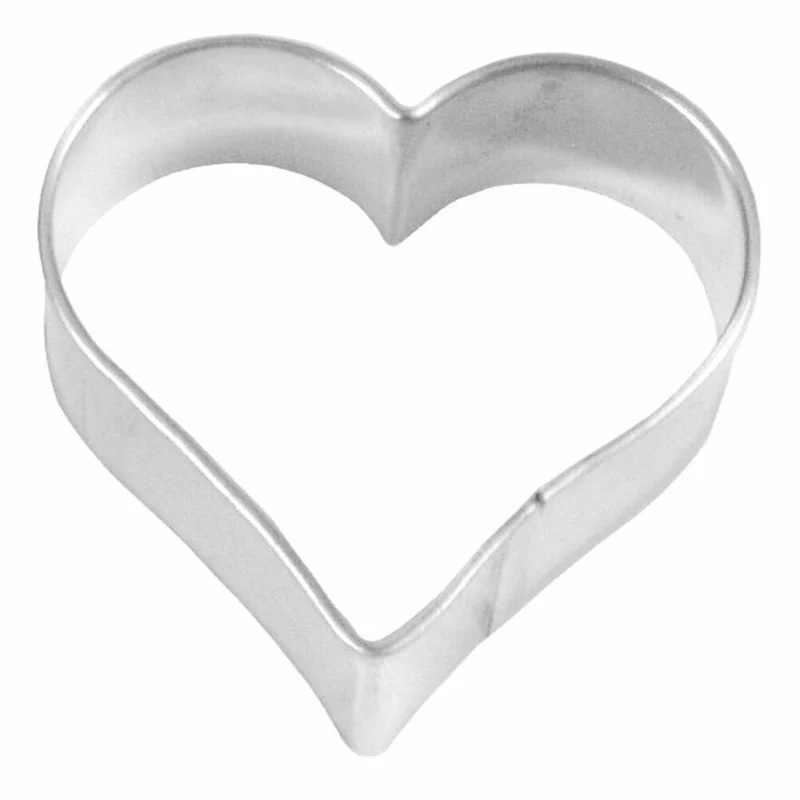 Birkmann Ausstechform Herz, Ausstecher, Plätzchenform, Keks, Plätzchen, Edelstahl, 3 cm, 196070