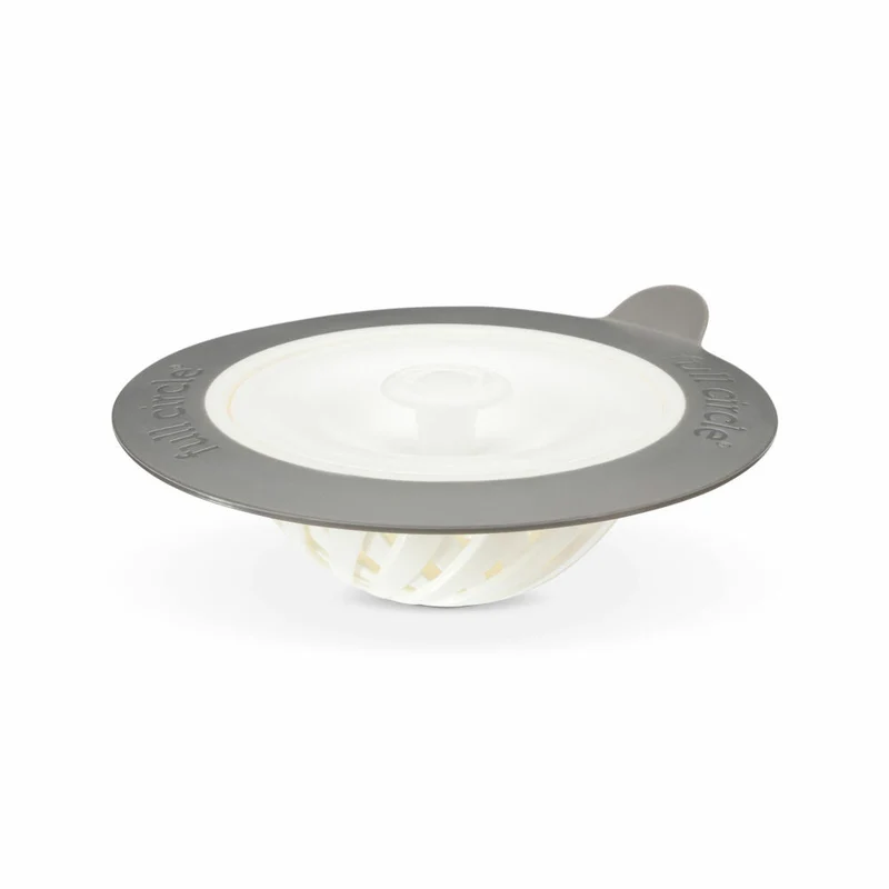 Full Circle Home Abtropfsieb Sinksational, verstellbarer Abflussaufsatz, Weiß, 11.4 cm, FC16402-KW