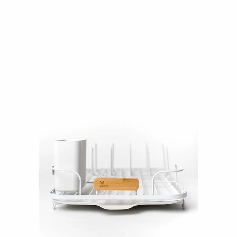 Full Circle Home Abtropfgestell Dish Jockey, Trockenständer, Stahl, Recycling-Kunststoff, FC21404W