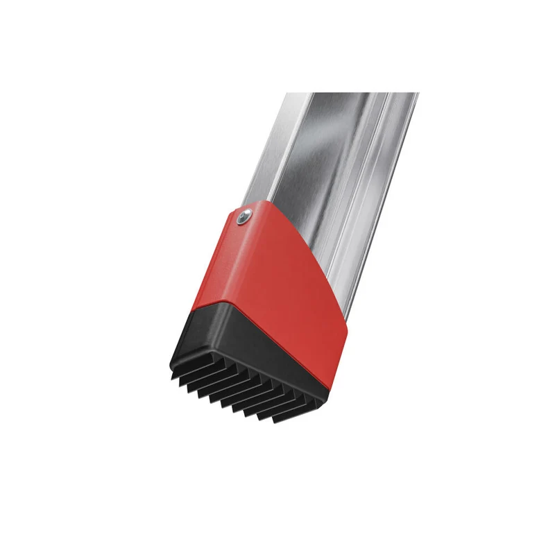 Hailo Sprossenleiter M80, Multifunktionsleiter, Aluminium, Silberfarben, 4x3 Sprossen, 7512-007