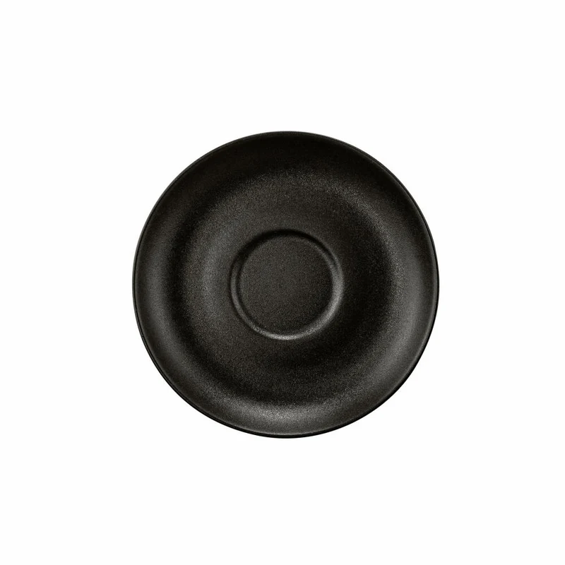 Seltmann Weiden Liberty Teeuntertasse, Untertasse, Unterteller, Porzellan, Velvet Black, Ø 13 cm, 001.764297