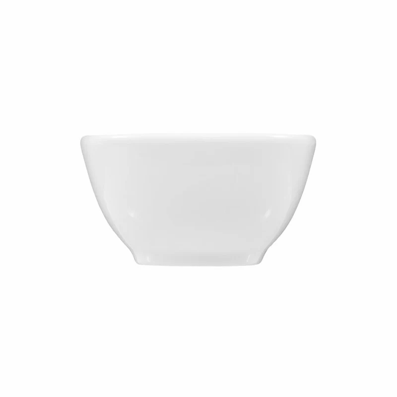 Seltmann Weiden Lido Dipschale Hoch Eckig, Snackschale, Dip Schale, Schüssel, Porzellan, Weiß, 110 ml, 001.764552