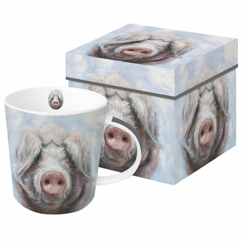 PPD Boris Trend Mug, in Geschenkbox, Henkelbecher, Kaffeebecher, Becher, Tasse, New Bone China, 400 ml, 160302623