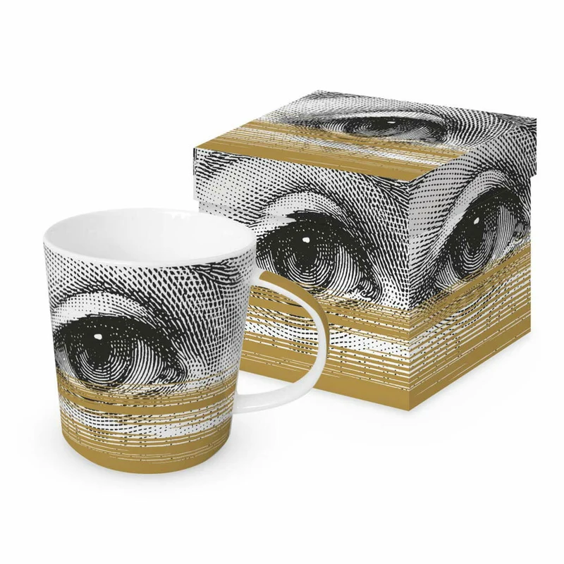 PPD Golden Eye Trend Mug, in Geschenkbox, Henkelbecher, Kaffeebecher, Becher, Tasse, New Bone China, 400 ml, 160301347