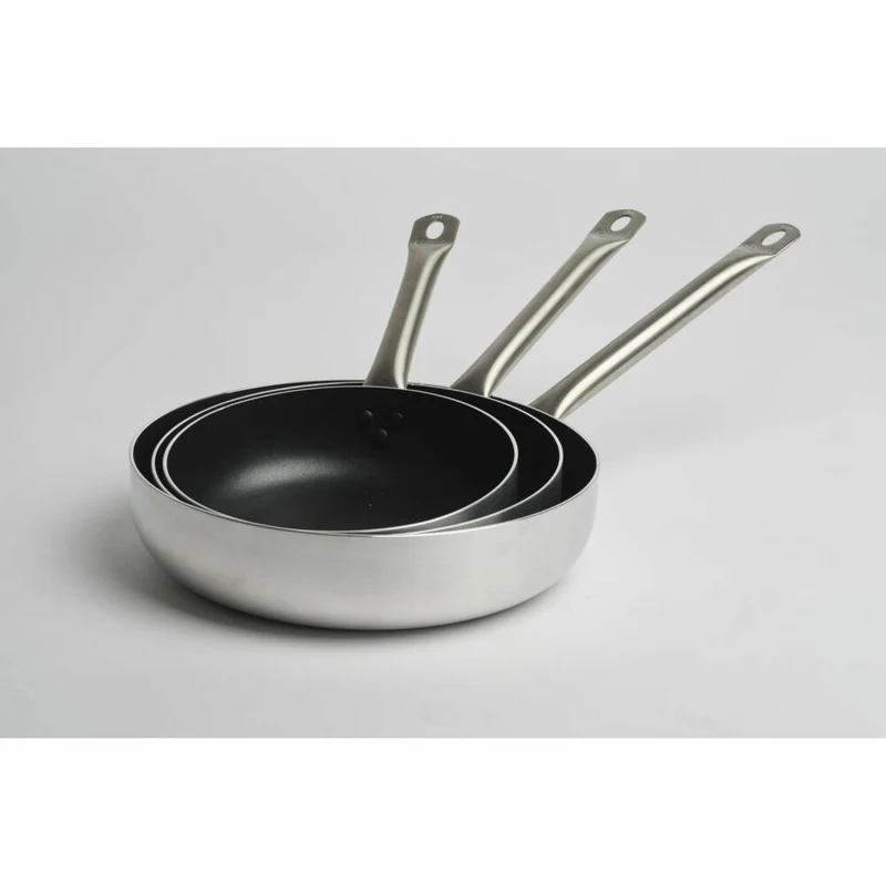 Comas Tiefe Bratpfanne Croscat Induktion, Pfanne, Aluminium, Silber, Schwarz, 24 cm, 10897