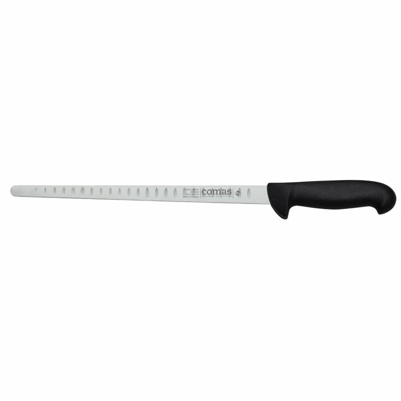 Comas Schinkenmesser Carbon, Spickmesser, Stahl, PP, Schwarz, 28 cm Klinge, 10087