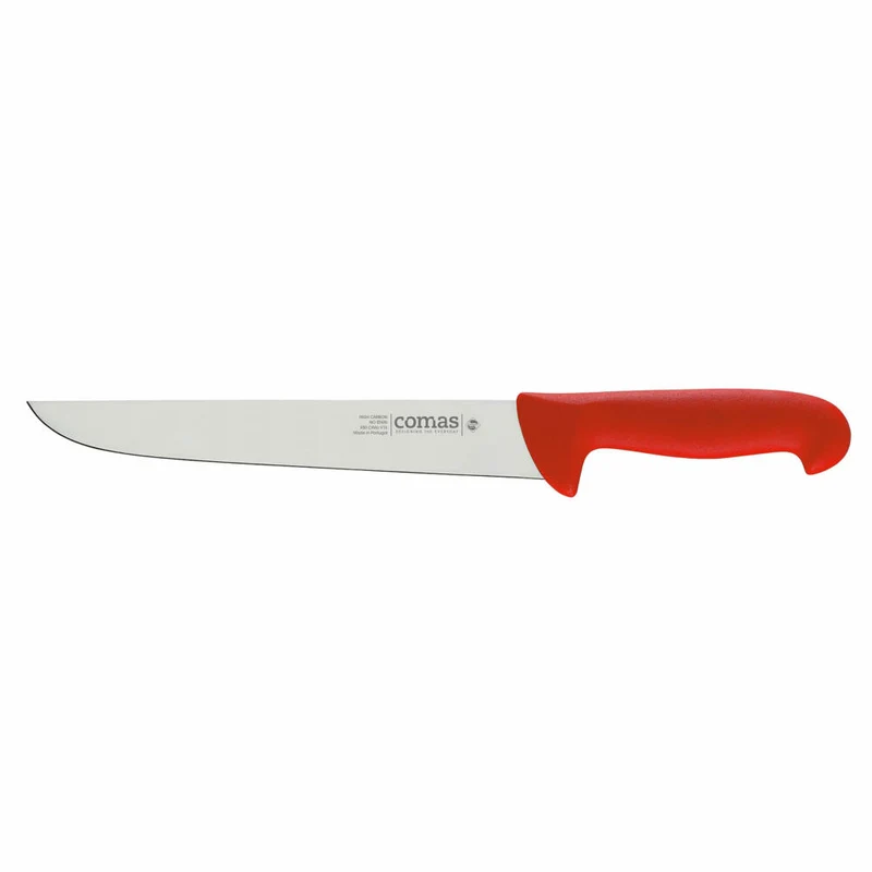 Comas Metzgermesser Carbon, Fleischermesser, Stahl, PP, Blau, 24 cm Klinge, 10112
