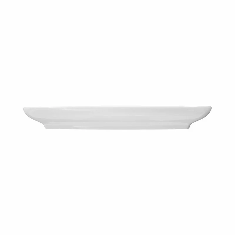 Seltmann Weiden Lido Platte Eckig, Servierplatte, Servierteller, Porzellan, Weiß, 25 x 16.3 cm, 001.764557