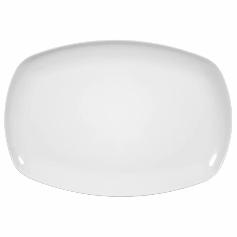 Seltmann Weiden Lido Platte Eckig, Servierplatte, Servierteller, Porzellan, 35 x 23.7 cm, 001.764558