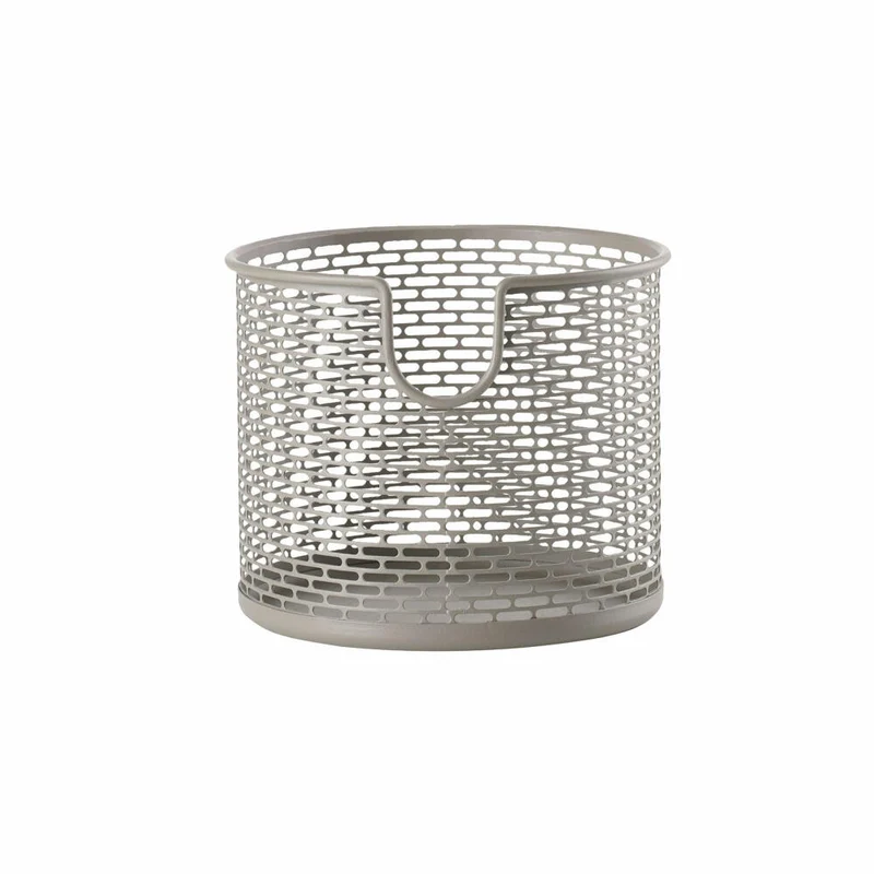 Zone Denmark Korb, Metallkorb, Aufbewahrungskorb, Make Up Organizer, Metall / Eisen, Taupe, H 10 cm, 10575