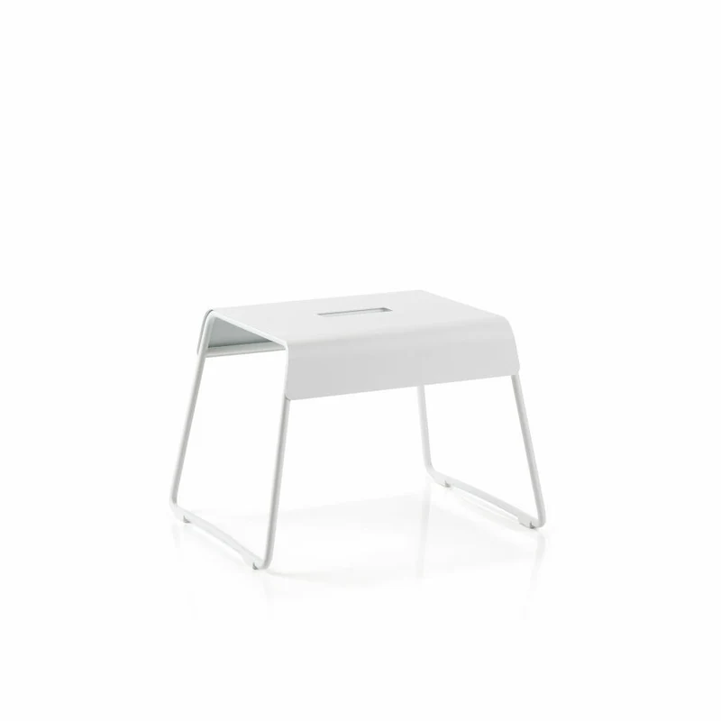 Zone Denmark Schemel A-Stool, Hocker, Trithocker, Fußbank, Metall, White, H 27.5 cm, 10580