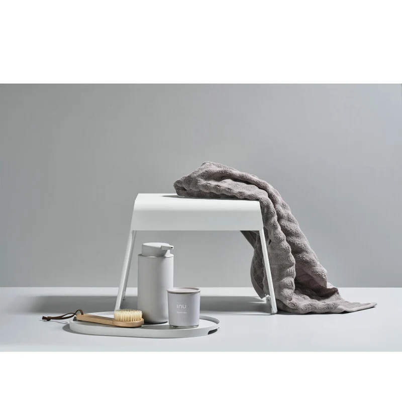 Zone Denmark Schemel A-Stool, Hocker, Trithocker, Fußbank, Metall, White, H 27.5 cm, 10580