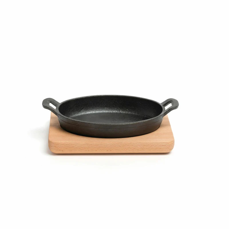Comas Holzbrett-Untersetzer Tradicion Oval 20 x 14 cm, Ablage, Topfuntersetzer, Buchenholz, 7790