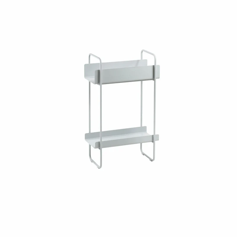Zone Denmark Konsolentisch A-Console Table, Beistelltisch, Flurtisch, Regal, Metall, Soft Grey, H 77.7 cm, 26992