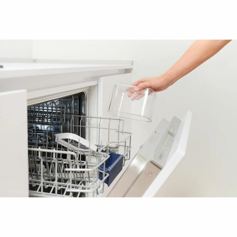EMSA Optima Trockenvorratsdose Rechteckig, Vorratsdose, Frischhaltedose, Kunststoff, Transparent / Weiß, 4.4 L, N11425