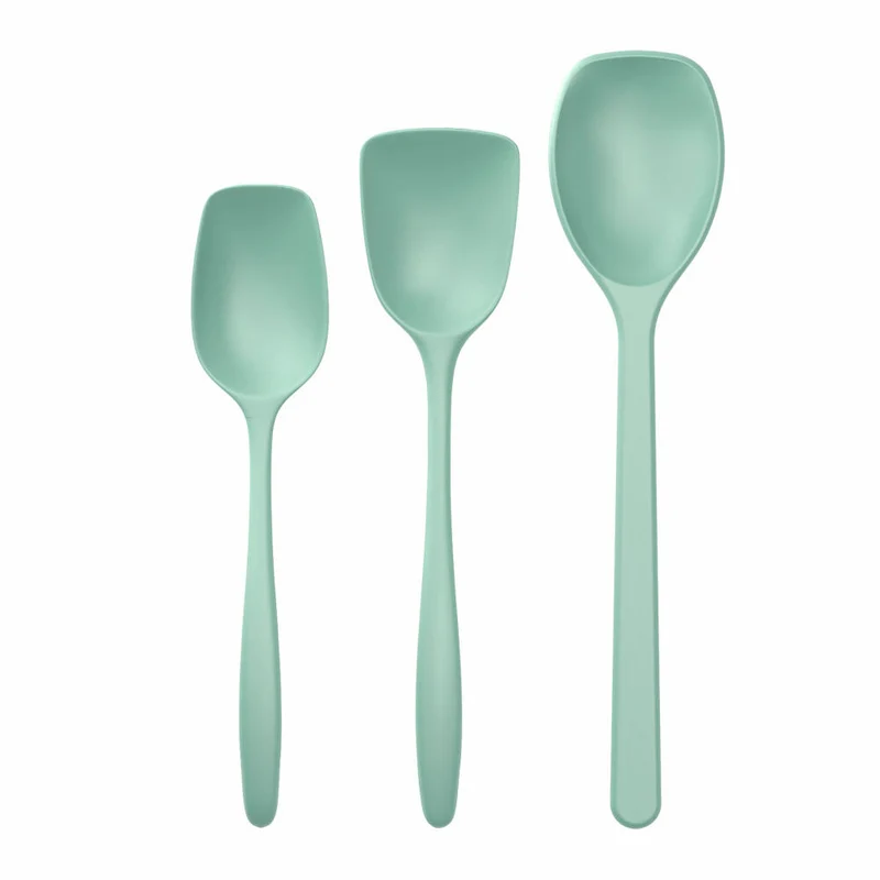 Rosti Rührlöffelset 3-tlg. New Classic, Küchenhelfer, Kunststoff, Nordic Green, 30135