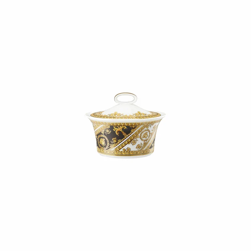 Rosenthal Versace Zuckerdose für 6 Personen I Love Baroque, Porzellan, 210 ml, 19315-403651-14330