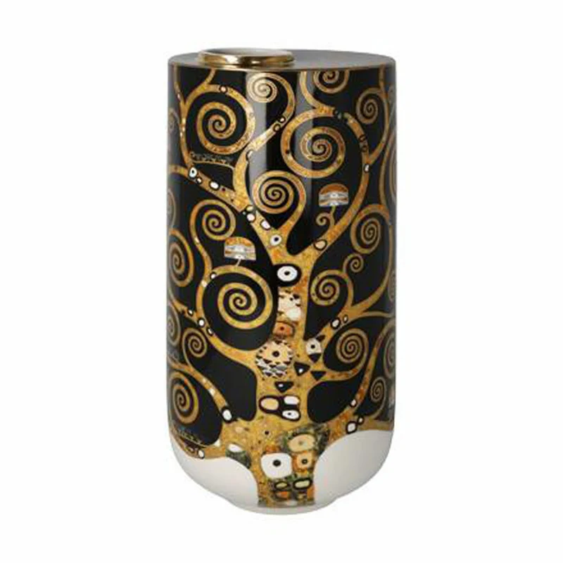 Goebel Vase Gustav Klimt - Lebensbaum, Blumenvase, Dekovase, Porzellan, H 25.5 cm, 67062981