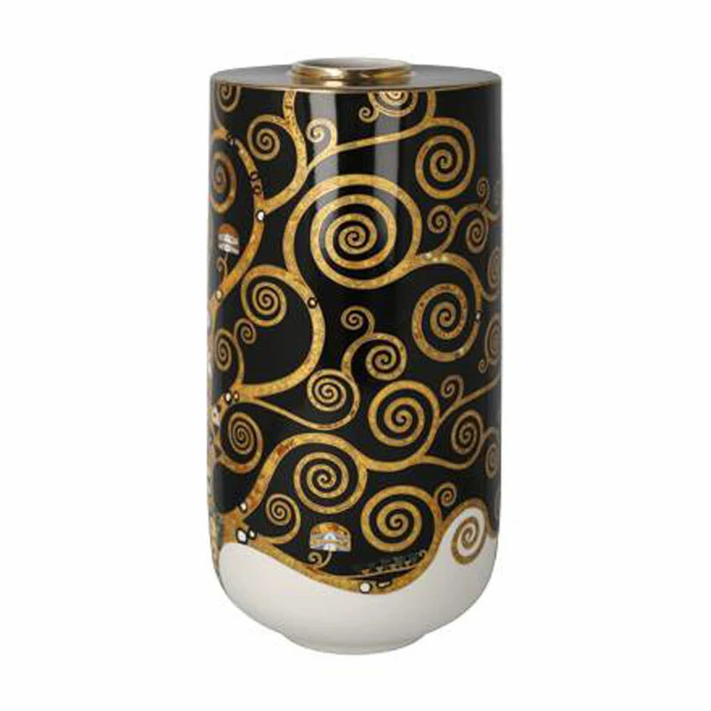 Goebel Vase Gustav Klimt - Lebensbaum, Blumenvase, Dekovase, Porzellan, H 25.5 cm, 67062981