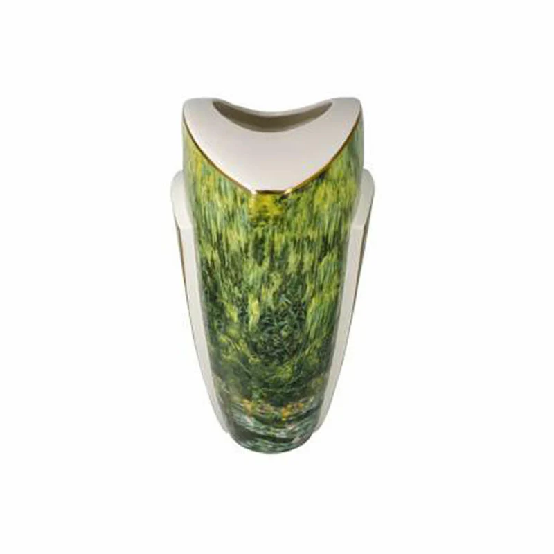 Goebel Vase Monet - Japanische Brücke, Blumenvase, Dekovase, Porzellan, H 29 cm, 67063151