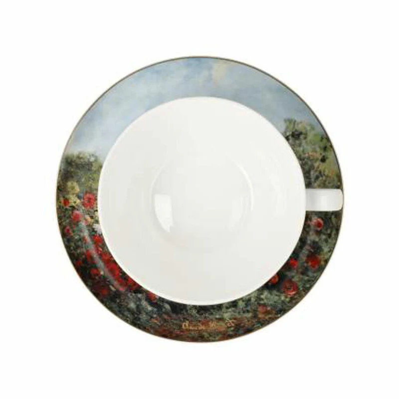 Goebel Milchkaffeetasse Claude Monet - Das Künstlerhaus, Tasse, Kaffeetasse, Teetasse, Fine Bone China, 67075021