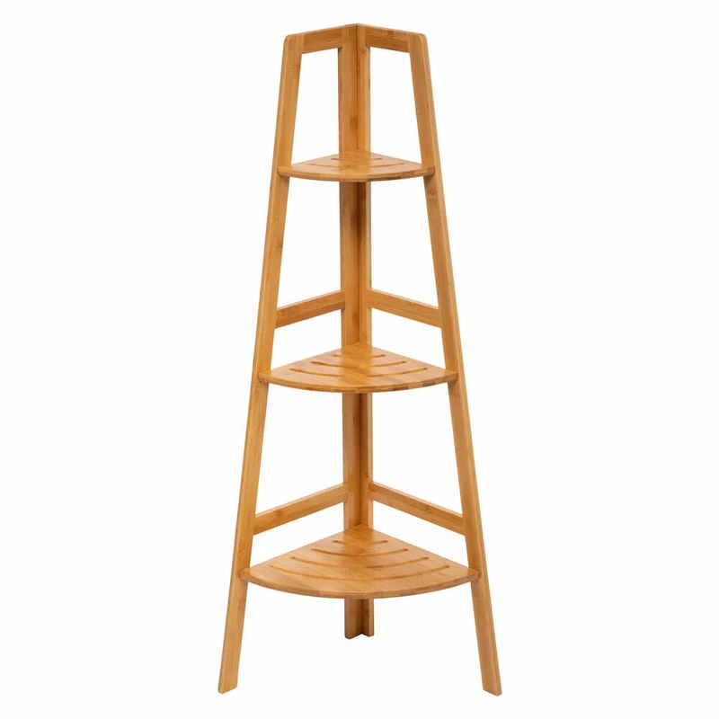 5Five Simply Smart Eckregal Sicela 3-stöckig, Badregal, Bambus, 103 cm, 174519