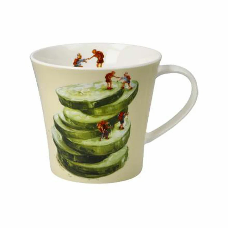 Goebel Coffee-/Tea Mug Daria Rosso - Reaching Lighter Summits, Kaffeetasse, Tasse, Teetasse, Fine Bone China, 23700021