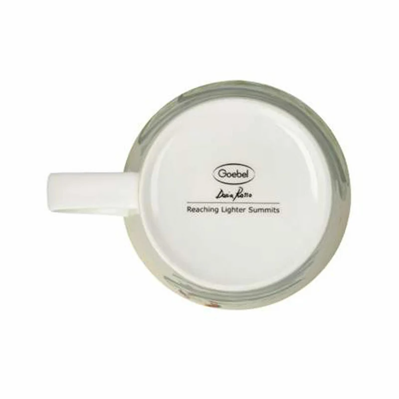 Goebel Coffee-/Tea Mug Daria Rosso - Reaching Lighter Summits, Kaffeetasse, Tasse, Teetasse, Fine Bone China, 23700021