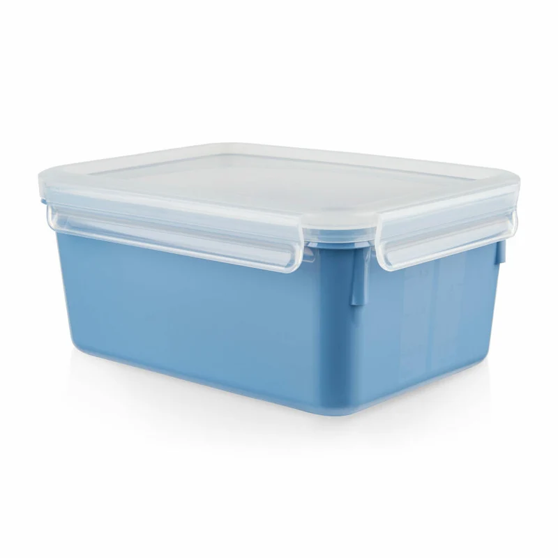 EMSA Clip & Close COLOR EDITION Frischhaltedose, Vorratsbehälter, Vorratsdose, Kunststoff, Aqua Blau, 2.2 L, N10128