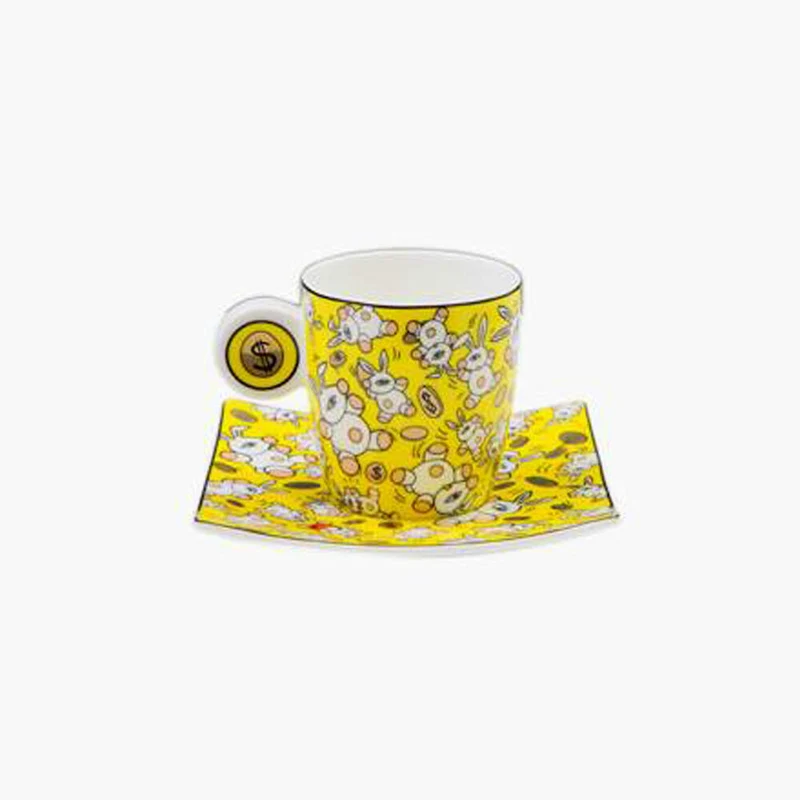 Goebel Espressotasse Mauro Bergonzoli - Magic Bunny Gold, Espresso Tasse, Fine Bone China, 67180041