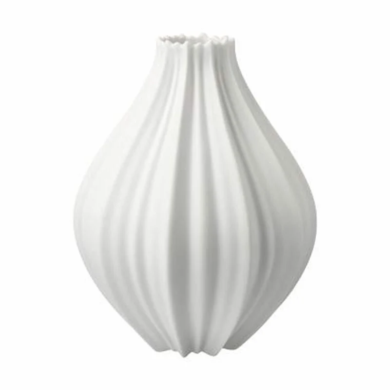 Goebel Vase Bahar, Blumenvase, Dekovase, Biskuitporzellan, Biskuit weiß, H 18 cm, 14005701