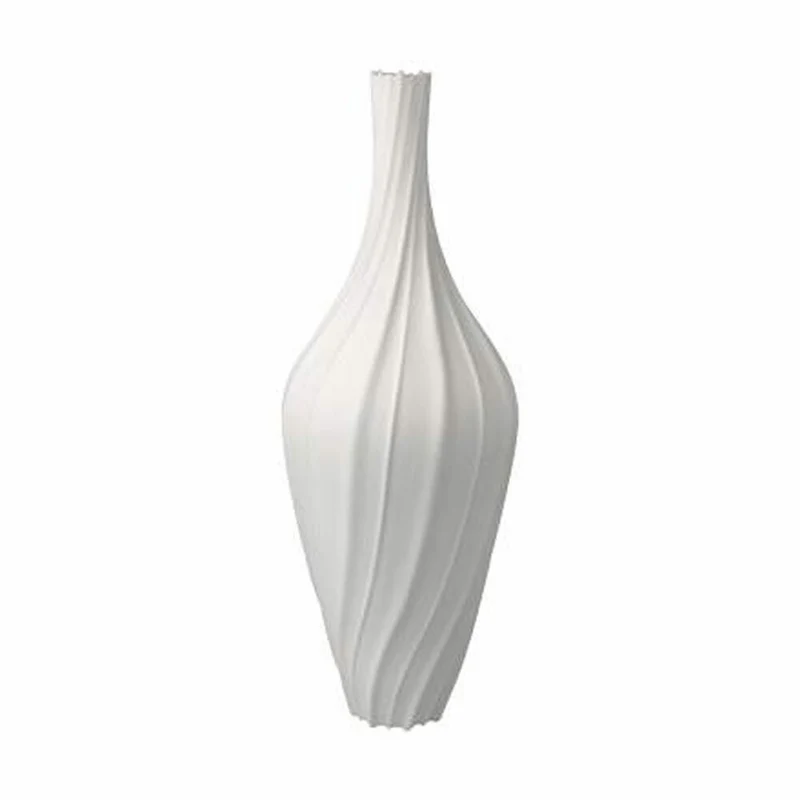 Goebel Vase Bahar, Blumenvase, Dekovase, Biskuitporzellan, Biskuit weiß, H 31 cm, 14005721